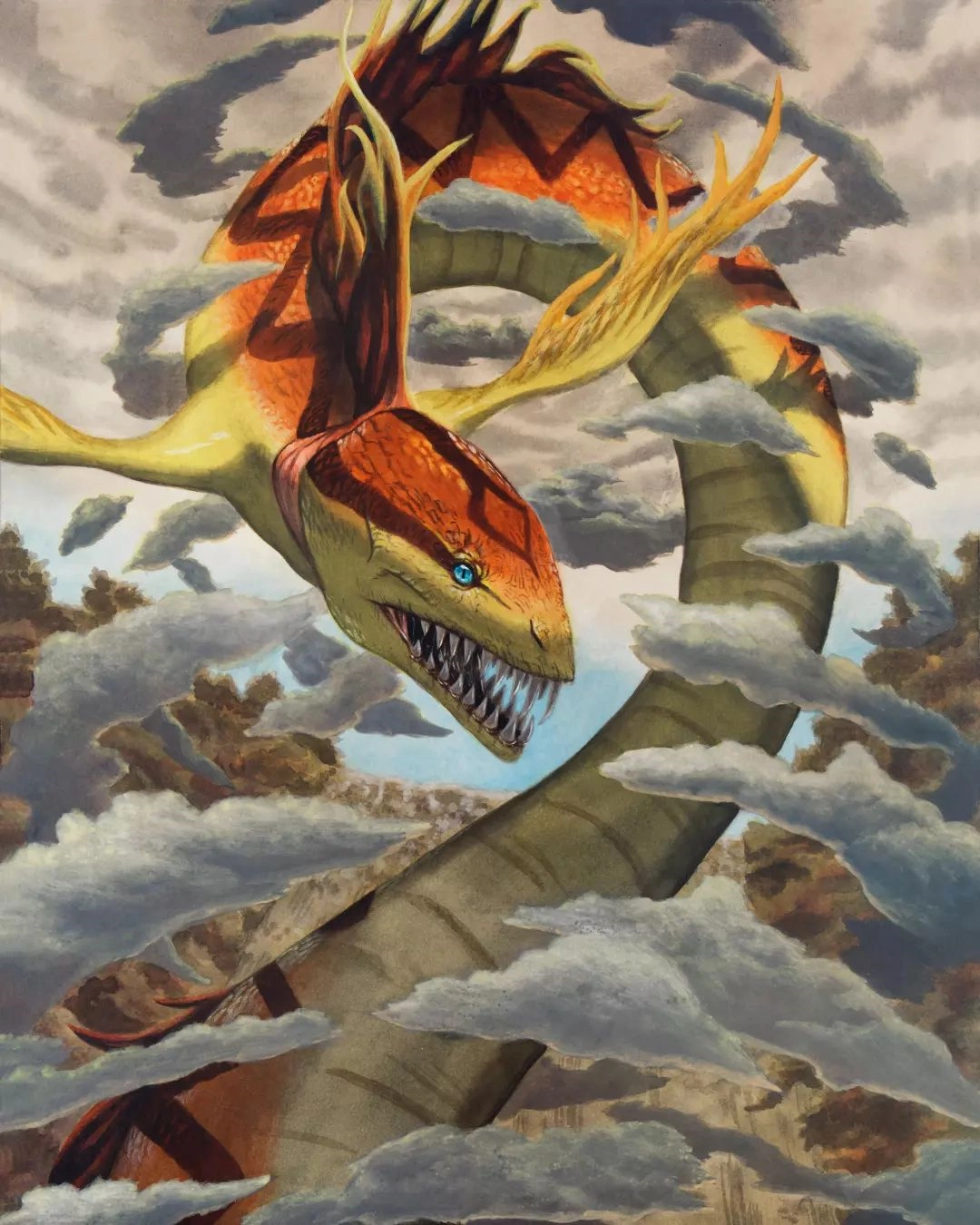 Ilustración de la baraja dragon daño directo